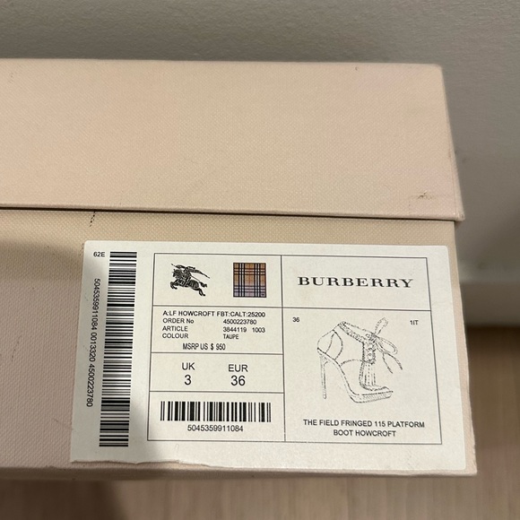 Burberry Prorsum Howcroft ankle boots size 36 - Picture 10 of 10